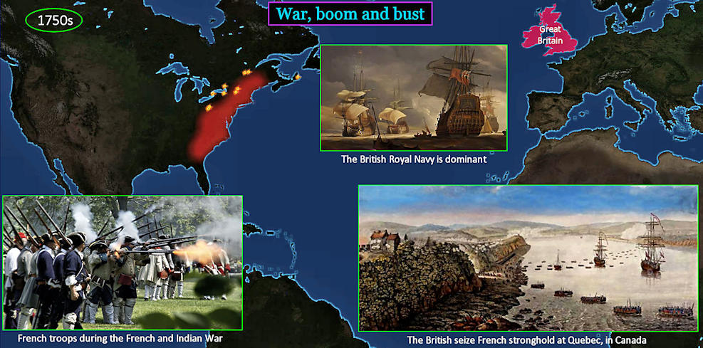 War boom and bust, 1760s